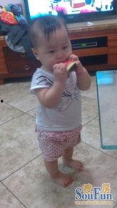 宝宝吃瓜记图片,甜蜜滋味，童趣无限